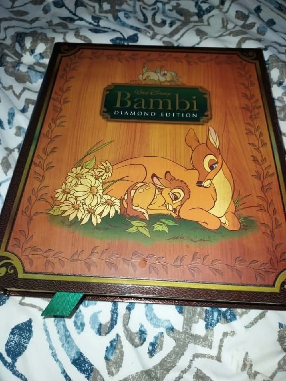 Disney Bambi Diamond Edition Hardcover - Brown and Green